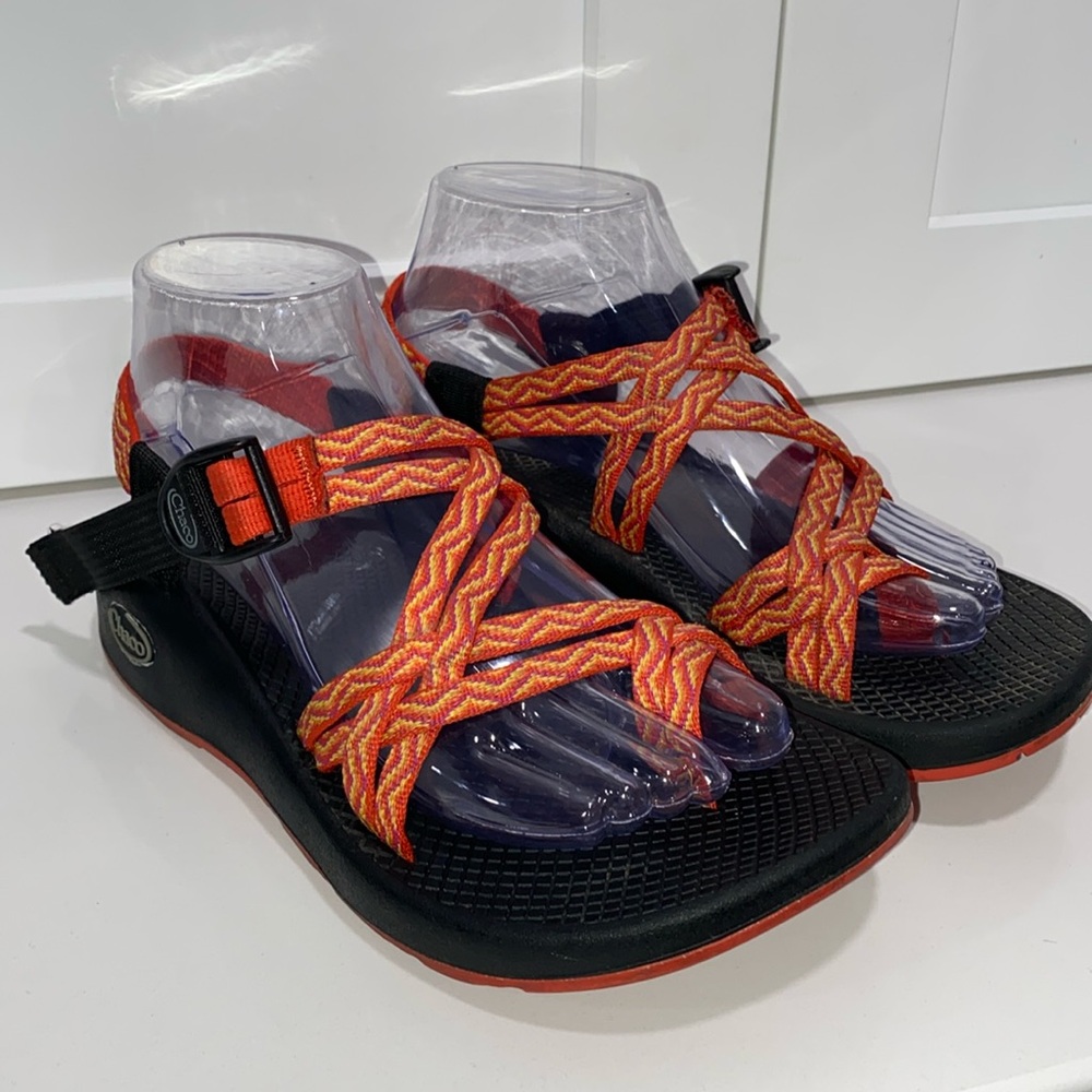 Chaco ZX/2 Vibram Strappy Sandals Women's‎ Size 7 Sport Hiking Comfort Outdoor